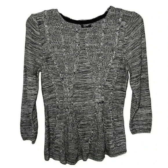 Cupio Sweater, Size XL Grey And Black NWT - Picture 1 of 7